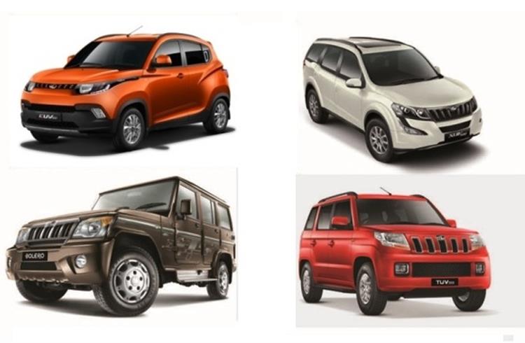 Mahindra's mainstay utility vehicle segment sold a total of 18,648 vehicles to record year-on-year growth of 10%.