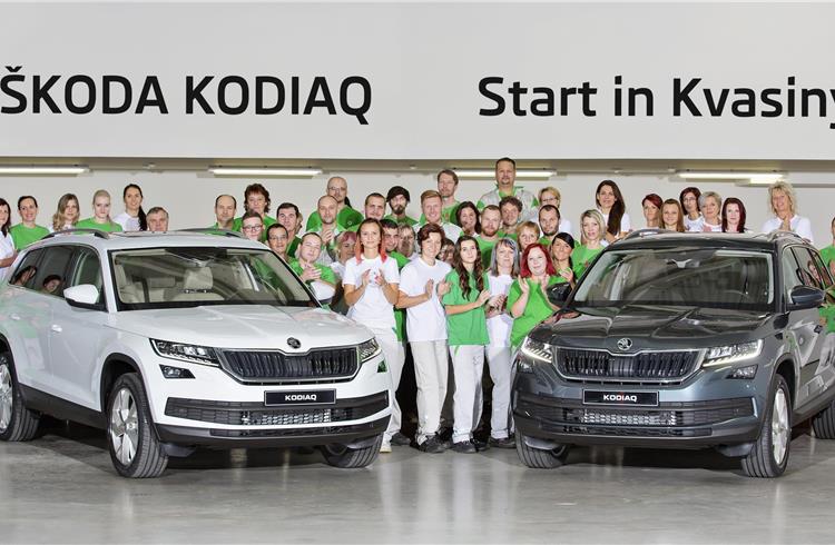 Skoda Kodiaq enters production in the Czech Republic