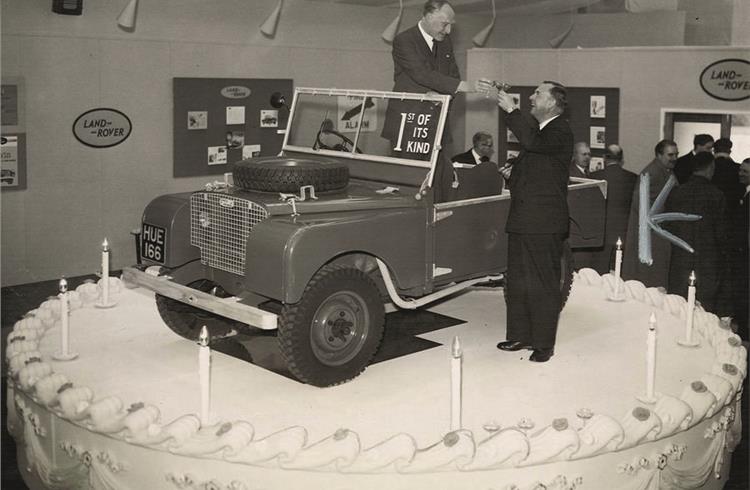 Land Rover on its 10th birthday