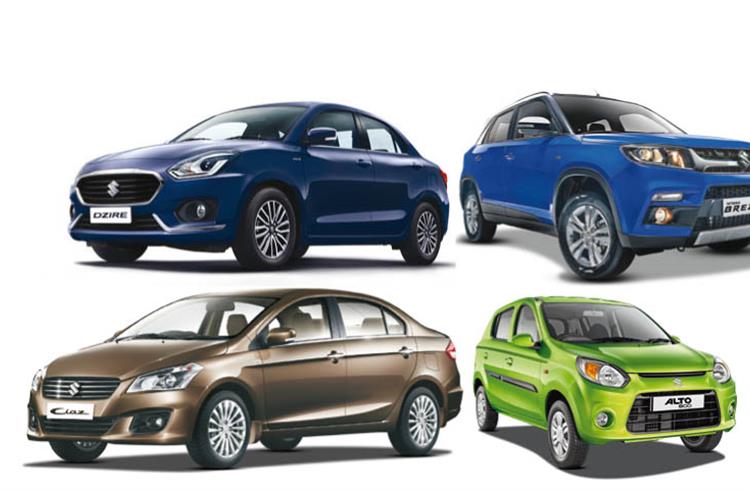 Maruti Suzuki sells 130,248 units in May ’17, up 15% YoY