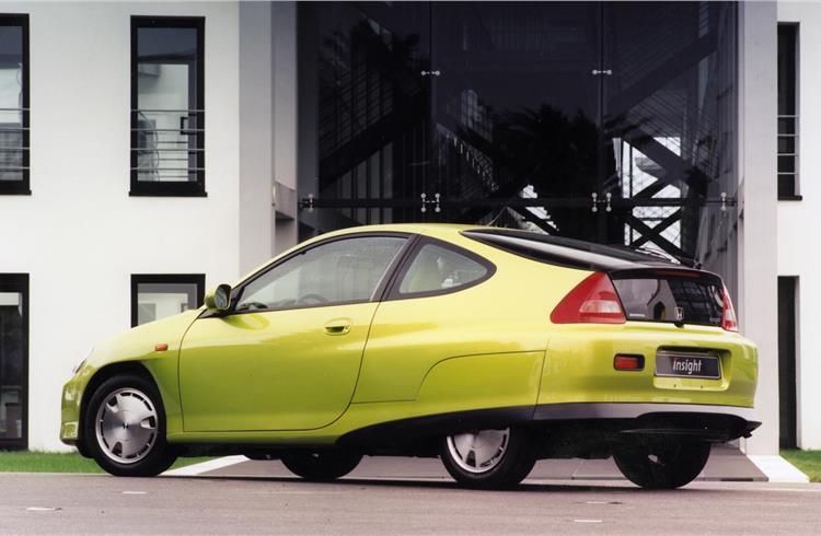 Honda introduced its first hybrid car, the Insight in 1999.