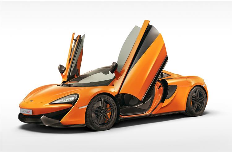 570S Coupé marks official birth of McLaren Sports Series, the entry-level tier in a new 3-rung model strategy that has the Super Series and Ultimate Series.