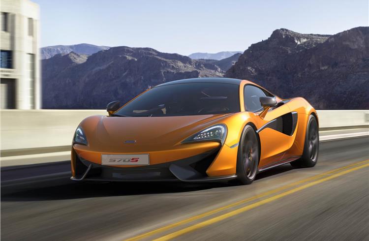 The 570S Coupé can cover 0-100kph in 3.2sec and 0-200kph in 9.5sec, going on to a top speed of 326kph.