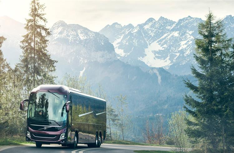 First pictures of the new Volvo 9900 from the new 9000 range