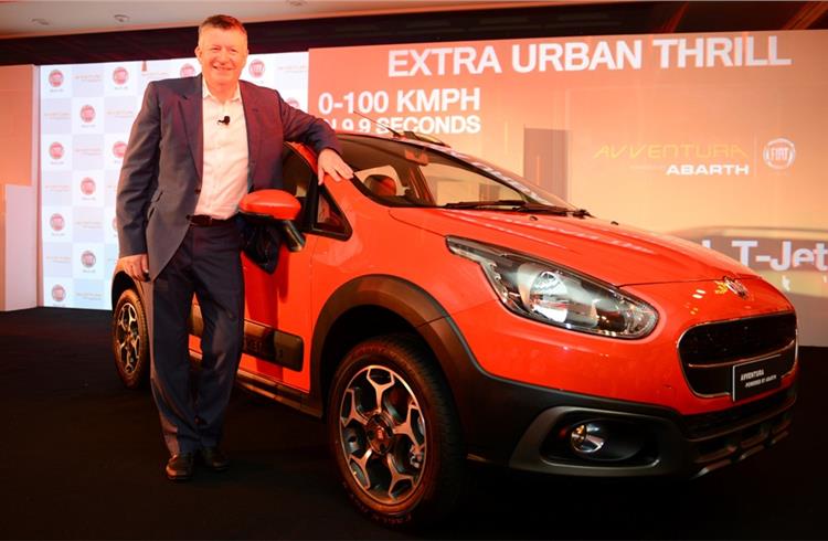 Kevin Flynn, President & MD, FCA India with Avventura powered by Abarth