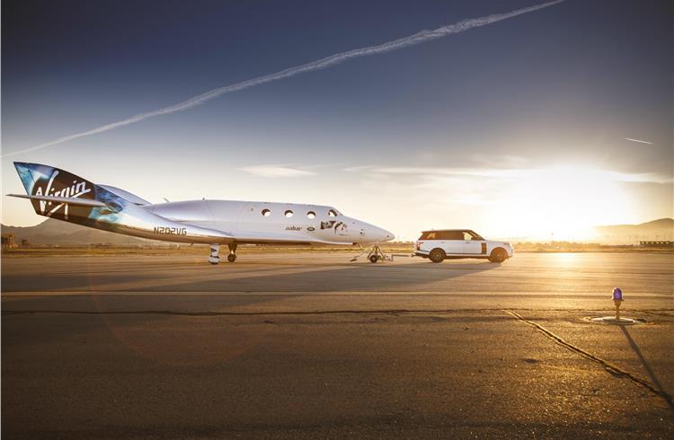 Range Rover helps unveil New Virgin Galactic SpaceShipTwo