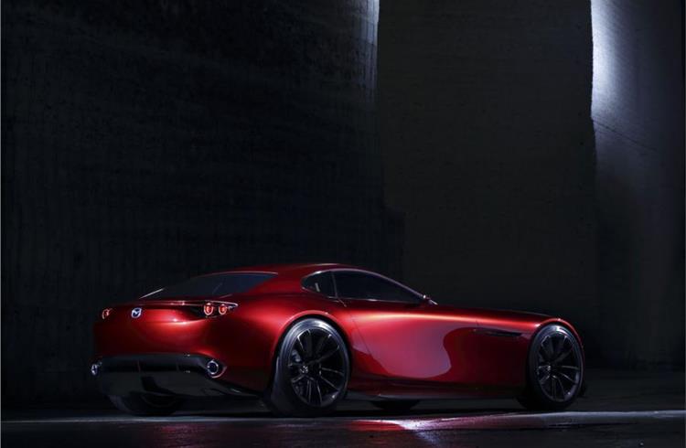 Mazda unveils RX-vision rotary sports car concept in Tokyo