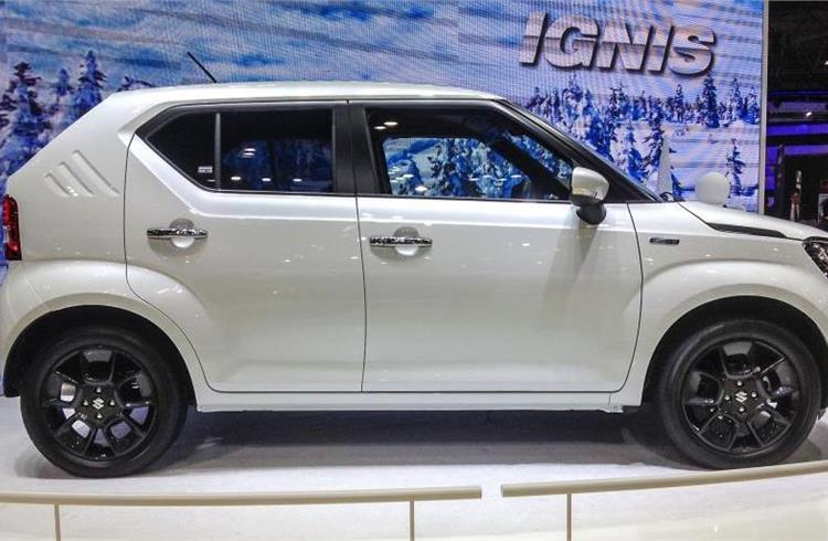 Suzuki showcases the Ignis hatchback in Tokyo
