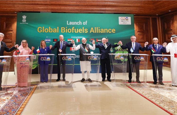 Global Biofuels Alliance announced at G20 Summit