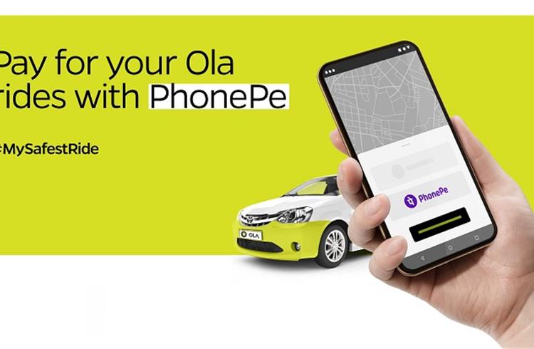 Ola partners PhonePe for digital payment solutions