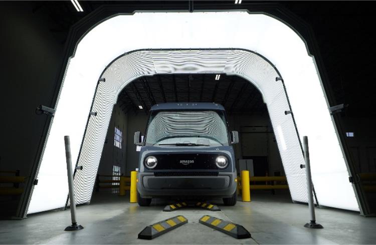 The system – which scans a vehicle in seconds as it drives through a tunnel of cameras and sensors – has been piloted at select Amazon delivery stations in the U.S.