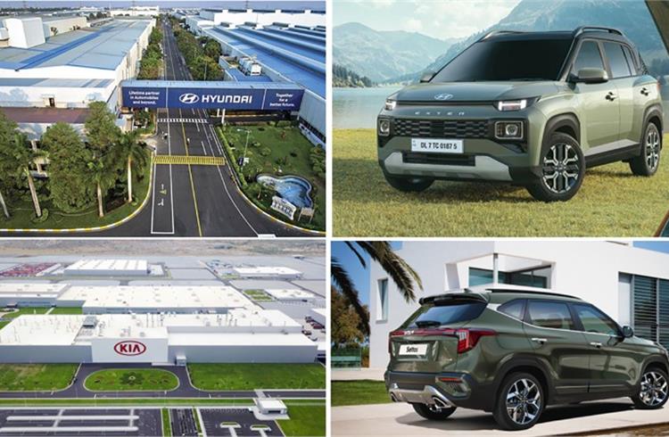 Hyundai Motor India and Kia India are targeting growth on the back of new SUVs. 