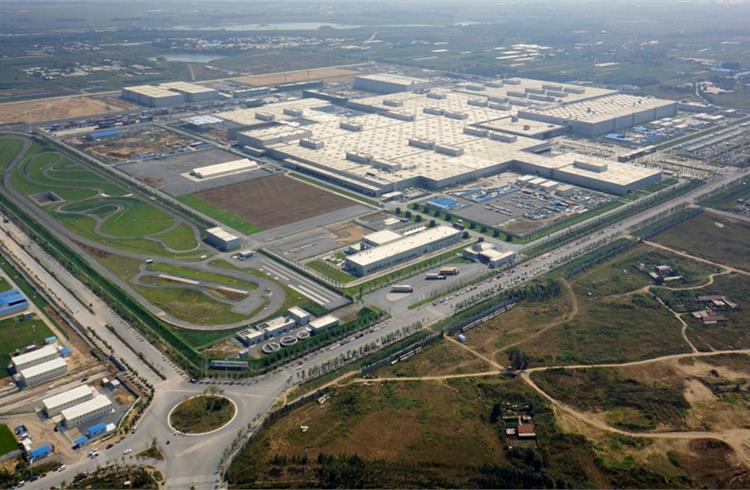 Aerial view of BMW Brilliance Automotive (BBA), Plant Tiexi/Shenyang, China
