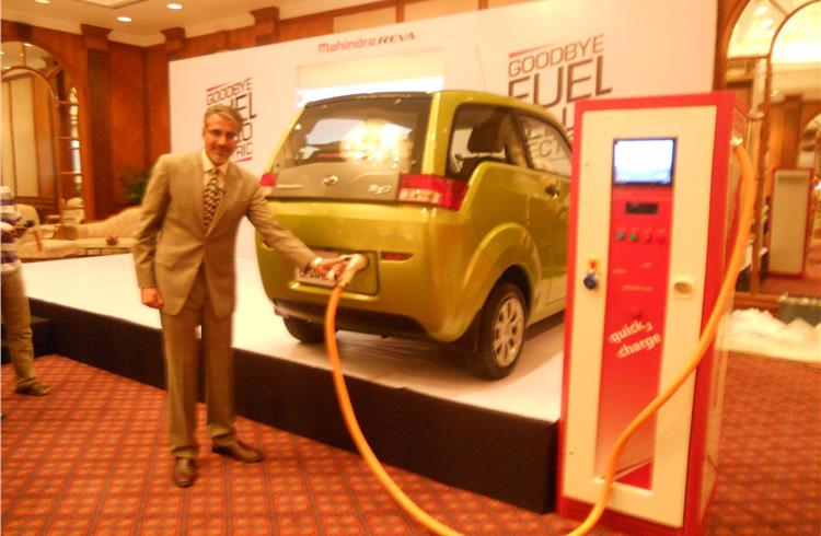 Mahindra Reva opens Quick2Charge station in Bangalore | Autocar ...