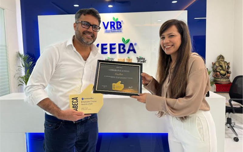 Veeba rated as Top FMCG company by AmbitionBox Awards 2024