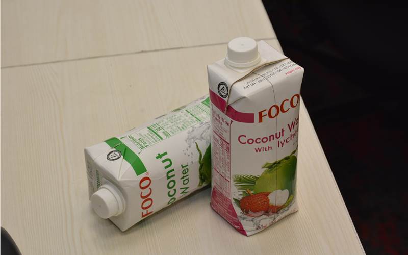 Pack View: Foco coconut water