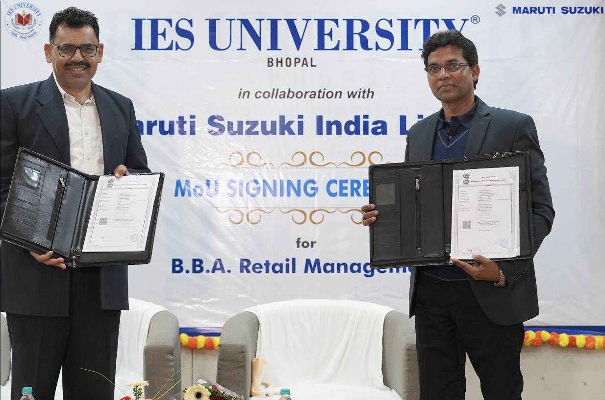 Maruti Suzuki collaborates with IES University to introduce BBA course in automobile retail | Autocar Professional