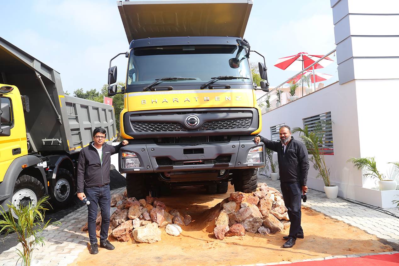 BharatBenz displays new high-performance construction and mining trucks at Bauma 2023 | Autocar Professional