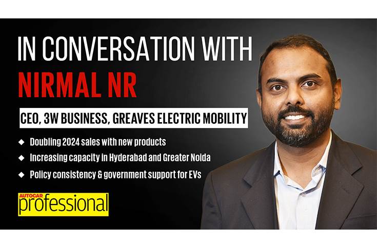 In Conversation with Greaves Electric Mobility’s Nirmal NR | Autocar Professional