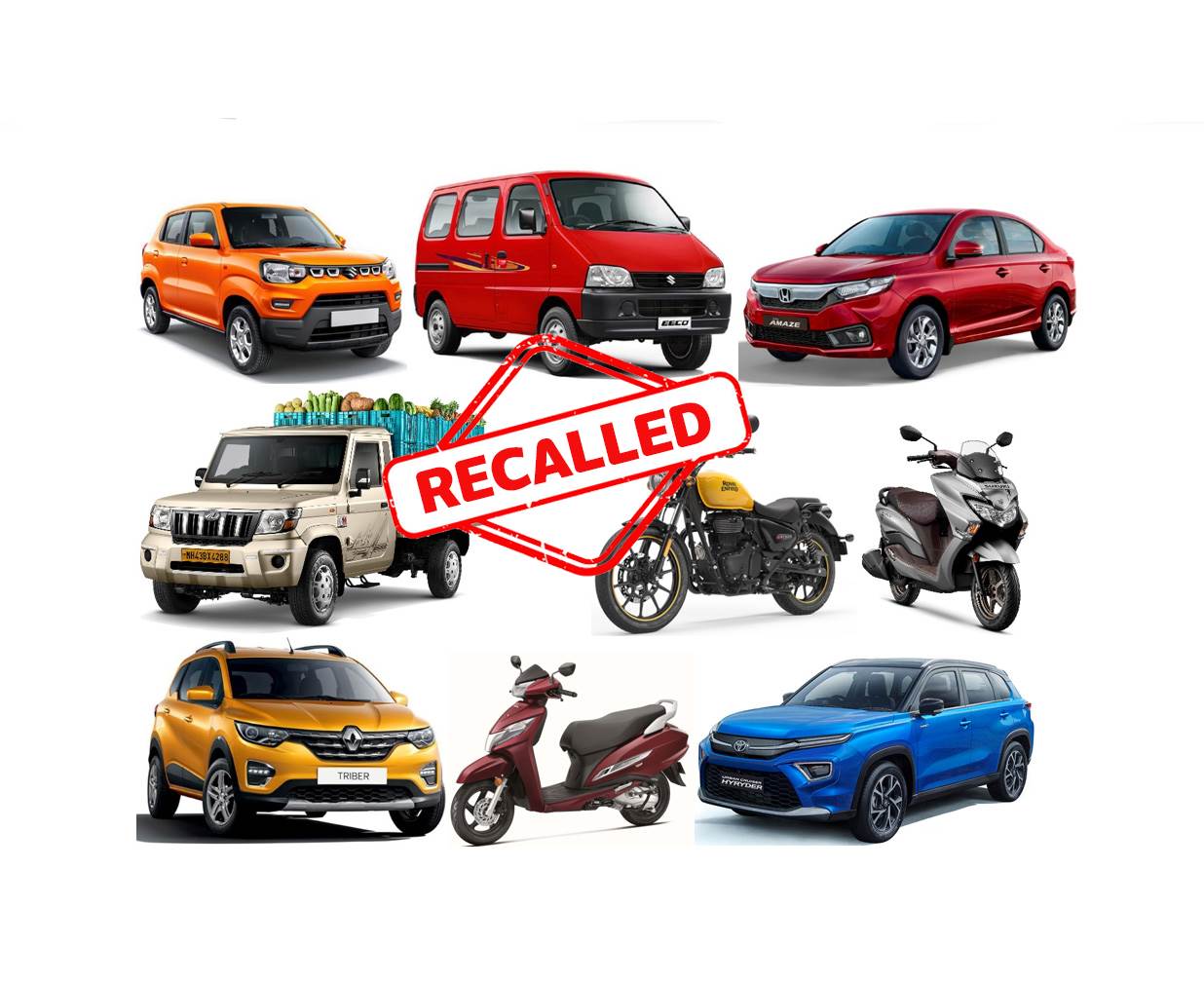 Car and two-wheeler OEMs recall 5.67 million vehicles in India | Autocar Professional