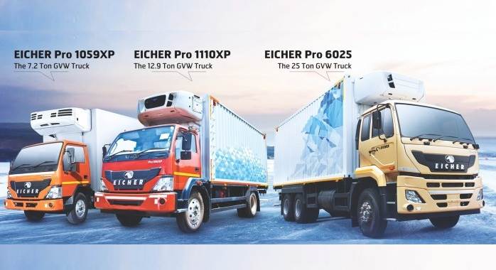 eicher pro 1000 reefer truck price