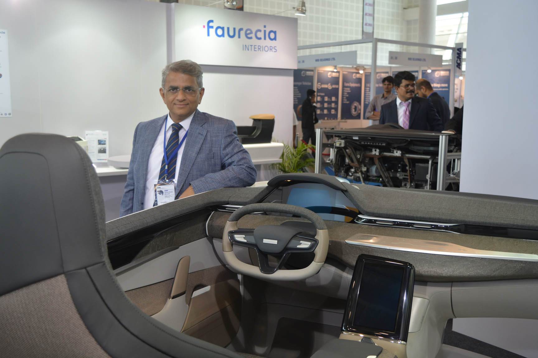 Faurecia presented three of its latest high-tech, comfort solutions at the  CES 2023