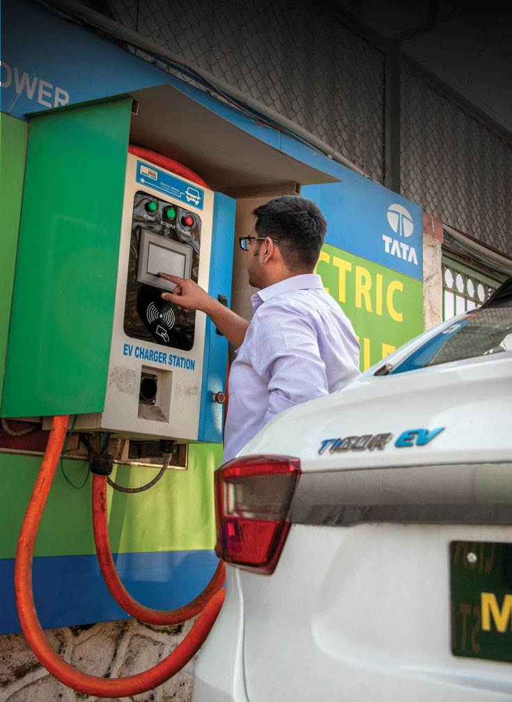 BPCL and Tata Motors join hands to set up charging stations for