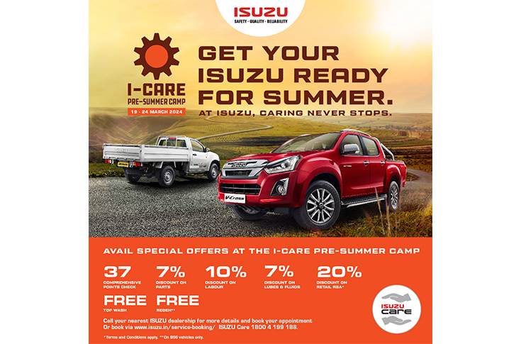 Isuzu Motors India to roll out ‘ISUZU I-Care Pre-Summer Camp’ across India | Autocar Professional