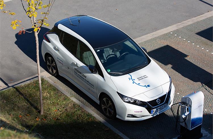 Nissan Leaf approved as an electricity grid stabiliser in Germany