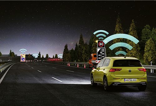 Volkswagen's local hazard warning Car2X safety tech wins Euro NCAP award