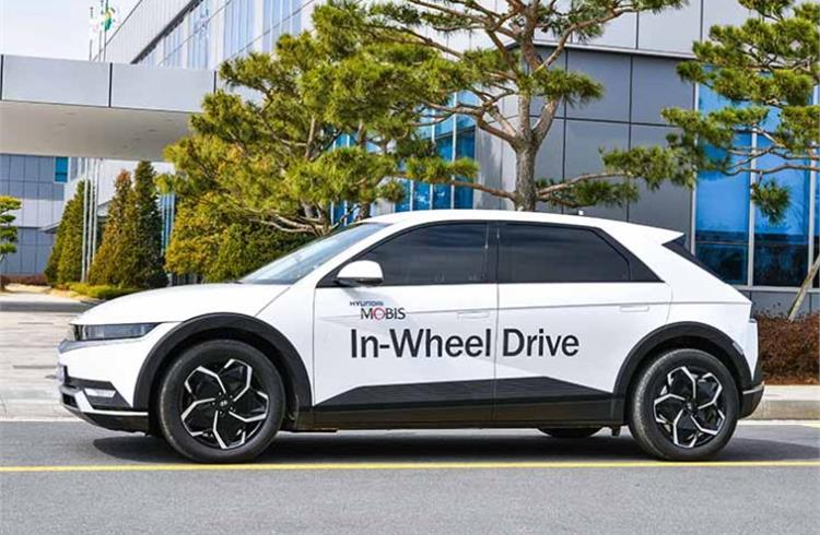 In-wheel system is being tested on the Hyundai Ioniq for reliability for mass-production.