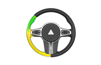 Simulation-driven design of a steering wheel with polyurethane foam manufacturing analysis.