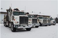 Joe Johnson Equipment's fleet of Western Star Trucks.