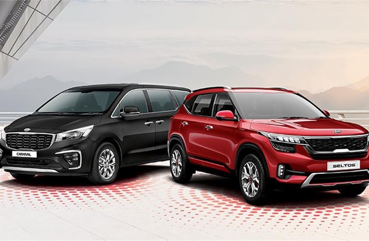 The speedy run to 100,000 sales in 11 months comprise 97,745 units of the Seltos SUVs and 3,614 Carnival MPVs.