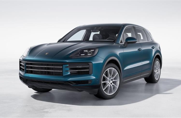 The facelifted Porsche Cayenne is priced at Rs 1.36 crore. 