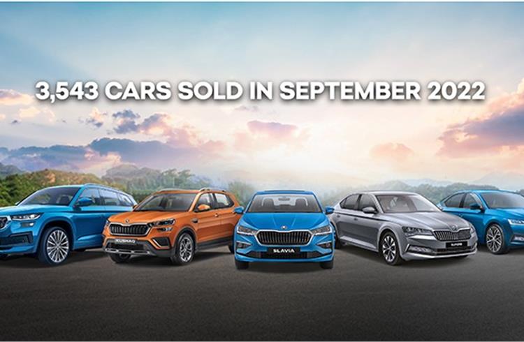 Skoda India sold 3,543 units in September, up 17%. H1 FY2023’s 27,911 units are a robust 126% growth which can be credited to strong demand for the Kushaq SUV and Slavia sedan, among others.