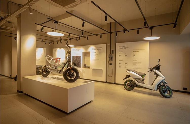 Ather Energy opens its first showroom in Mumbai