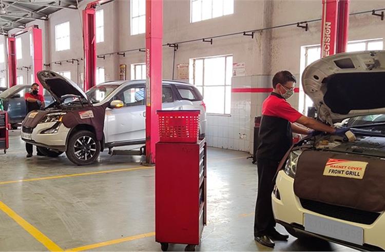 The M-Plus Body & Paint Clinic, a specialised service camp for Mahindra passenger vehicles is underway at all company authorised service centres across India from today till October 18.