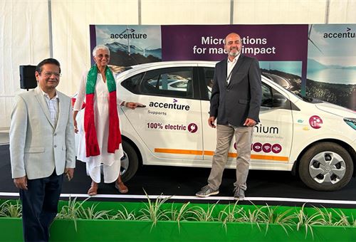 Accenture introduces electric vehicles in transportation fleet in India