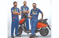 Hero MotoCorp's electric 2W brand Vida is now the official electric mobility partner of Lucknow Super Giants team.