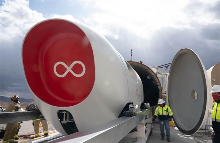 Hyperloop is designed to eliminate the barriers of distance and time for both people and freight. It can travel at speeds approaching 700mph, connecting cities like metro stops – and it has zero direct emissions.