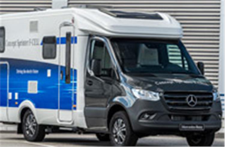 Mercedes-Benz showcases fuel cell powered vans with 500km range