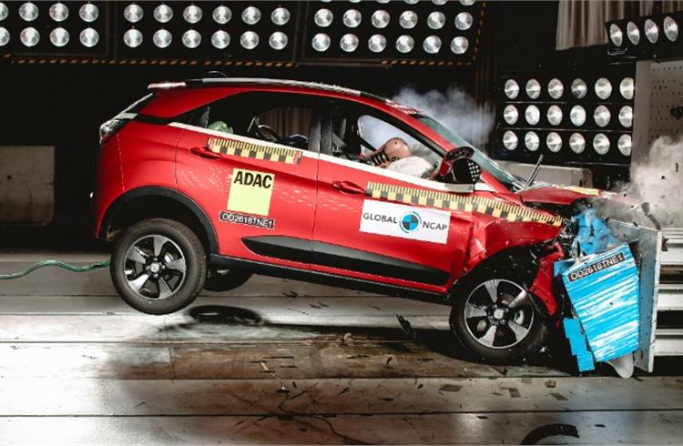 On December 7, 2018, the Tata Nexon became the first made-in-India, sold-in-India car to achieve Global NCAP’s five-star crash test rating.