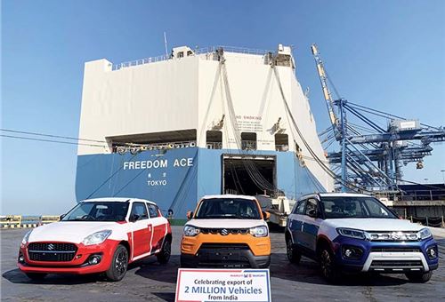 Maruti Suzuki India’s exports cross 2 million units 