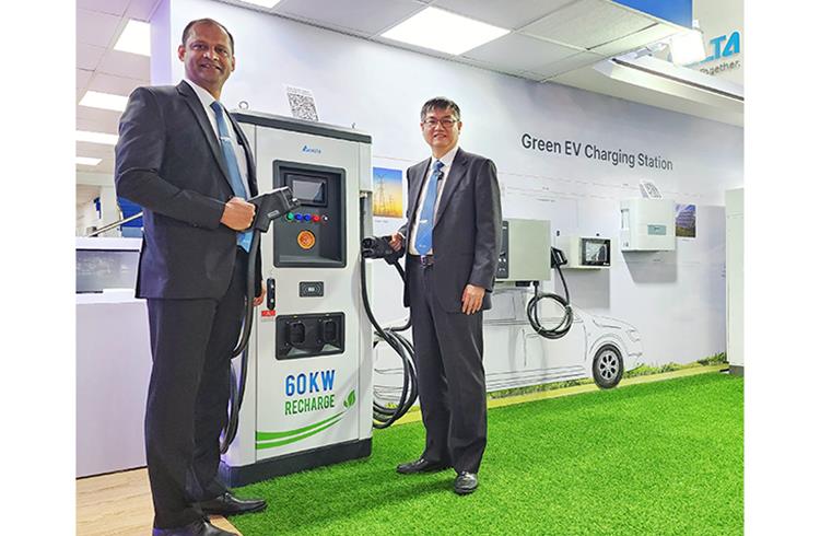 Delta Electronics Unveils Microgrid-based Green EV Charging Station at ELECRAMA 2023