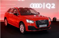 The Q2 is Audi’s new entry-level model in India. The 5-seat crossover, priced at Rs 34.99 lakh (ex-showroom, India), develops 190hp and 320Nm from a 2.0-litre TFSI turbo-petrol engine.
