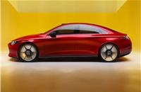 It is the first production car from Mercedes-Benz to support an 800-volt electric architecture