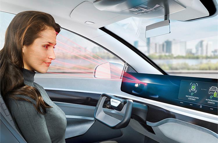 Continental introduces world-first face authentication display for vehicles