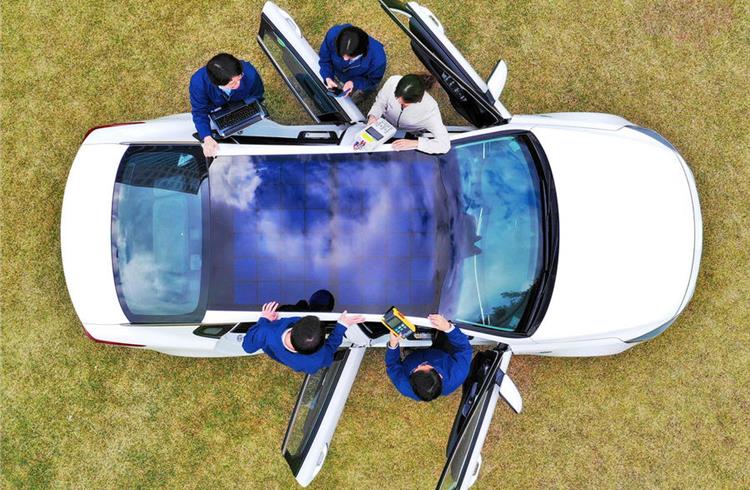 Hyundai Motor Group is developing solar roof technology