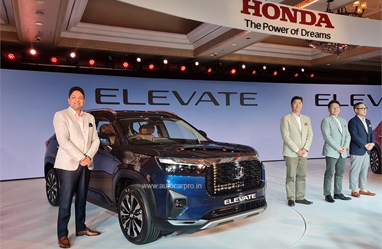 Honda Cars India to launch five SUVs by 2030, to bring in Elevate EV in three years